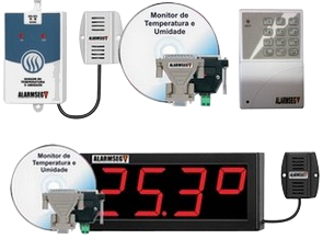 MONITOR DE TEMPERATURA/UMIDADE - CONEXÃO ETHERNET